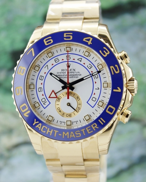 (image for) UNWORN NOS ROLEX 18K YELLOW GOLD YACHTMASTER II / 116688